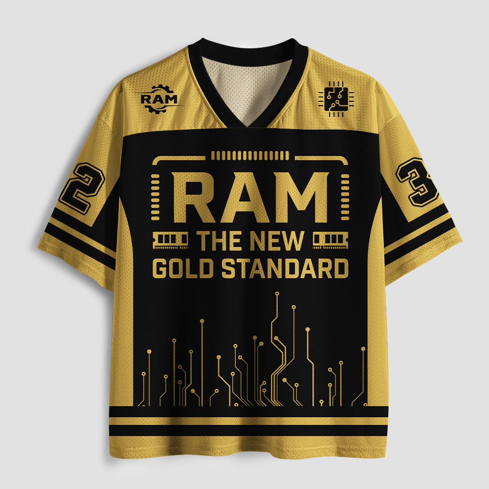 Ram The New Gold Standard Geek Mesh Jersey