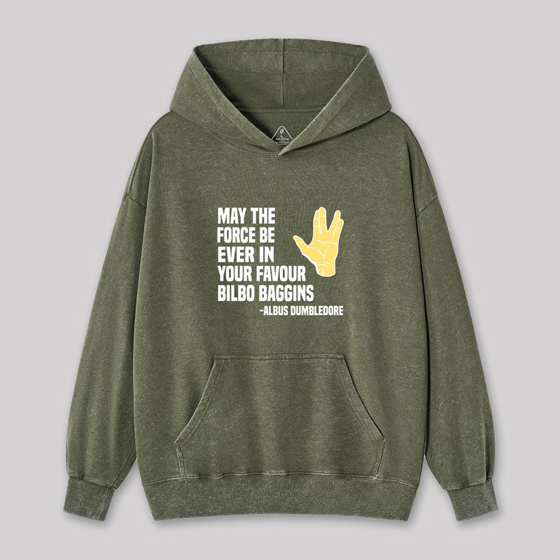 May In Your Favour Washed Hoodie