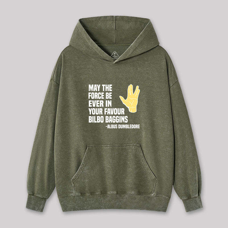 May In Your Favour Washed Hoodie