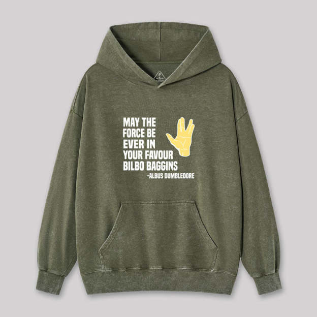 May In Your Favour Washed Hoodie