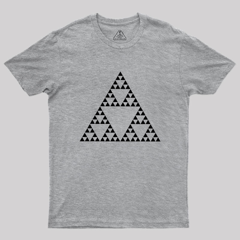 Sierpinski Triangle Fractal Geek T-Shirt