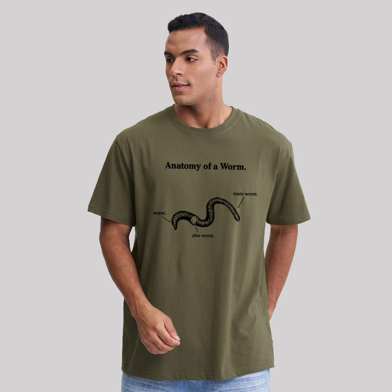 Anatomy Of A Worm Geek T-Shirt