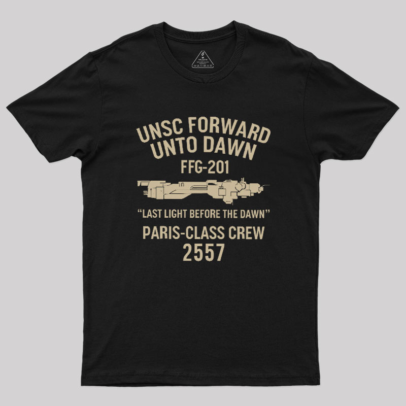 UNSC Forward Unto Dawn Geek T-Shirt