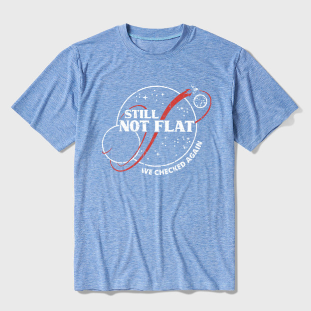 Still Not Flat Ultra Soft Heather Tee