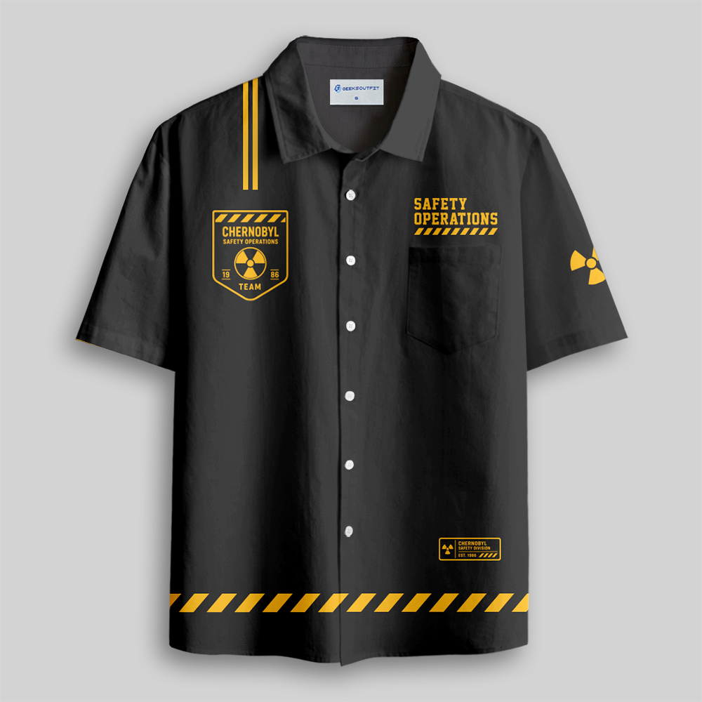 UNIT 1986 Reactor Support Button Up Pocket Shirt