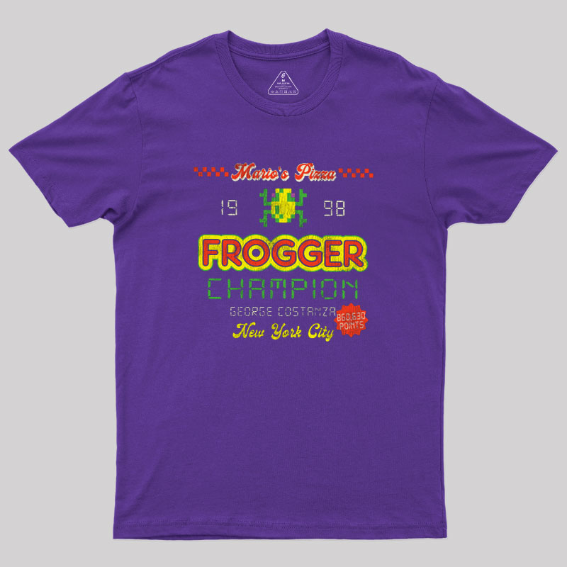 Frogger Champion Christmas Geek T-Shirt