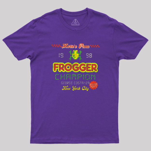 Frogger Champion Christmas Geek T-Shirt