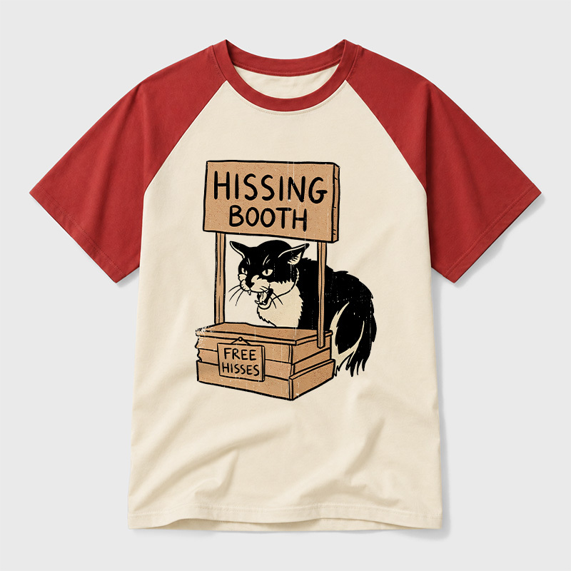 Free Hisses Geek Retro Raglan T-Shirt