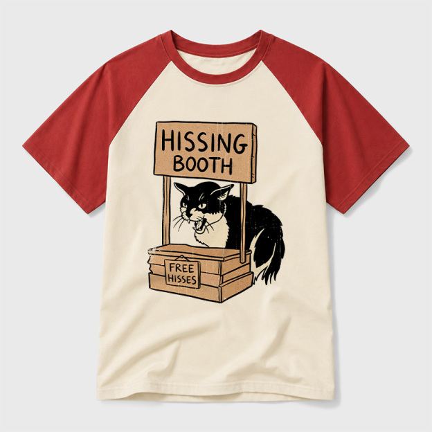 Free Hisses Geek Retro Raglan T-Shirt