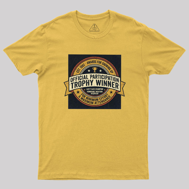 Participation Award Club Geek T-Shirt
