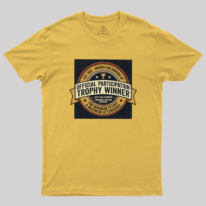Participation Award Club Geek T-Shirt