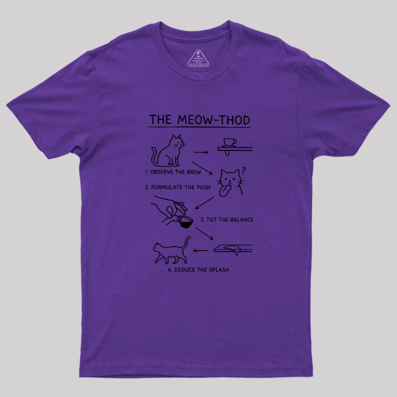 The Meow-thod Geek T-Shirt