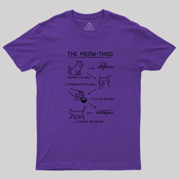 The Meow-thod Geek T-Shirt