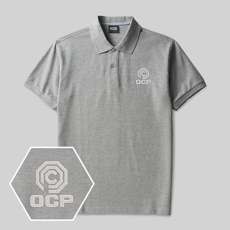 OCP Geek Embroidered Polo Shirts
