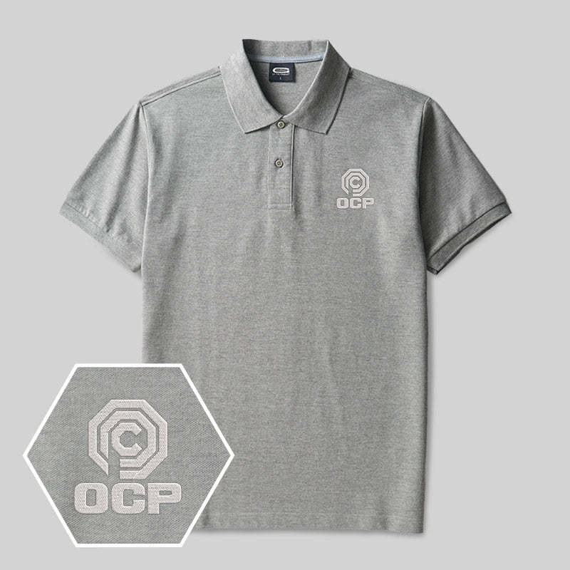 OCP Geek Embroidered Polo Shirts