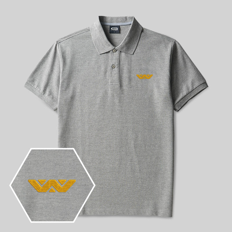 Weyland Corp Geek Embroidered Polo Shirts