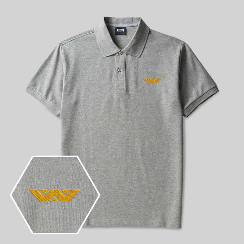 Weyland Corp Geek Embroidered Polo Shirts