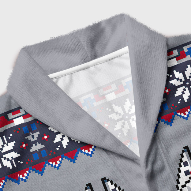 Galactic Explorer · Falcon Pixel Geek Shawl Collar Cardigan