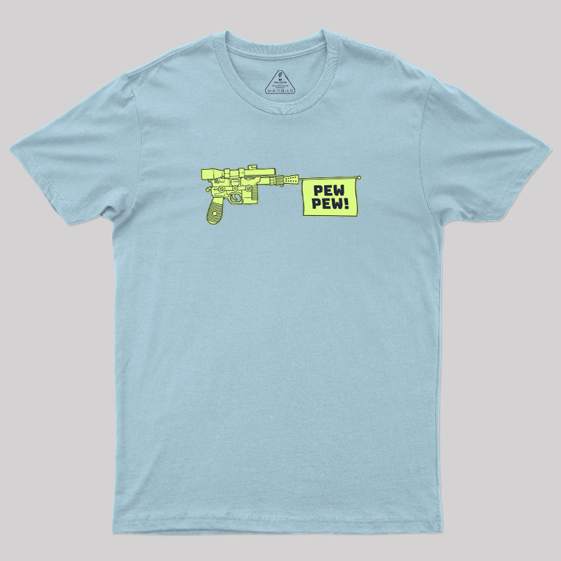 Laser Gun Pew Pew Geek T-Shirt