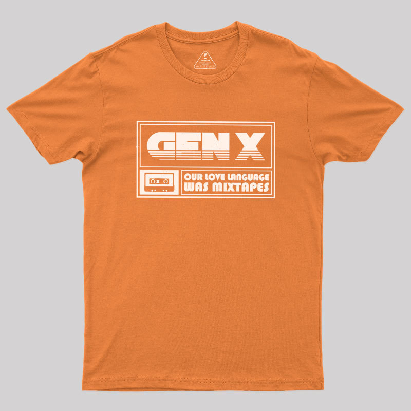Gen X Cassette Lover Geek T-Shirt