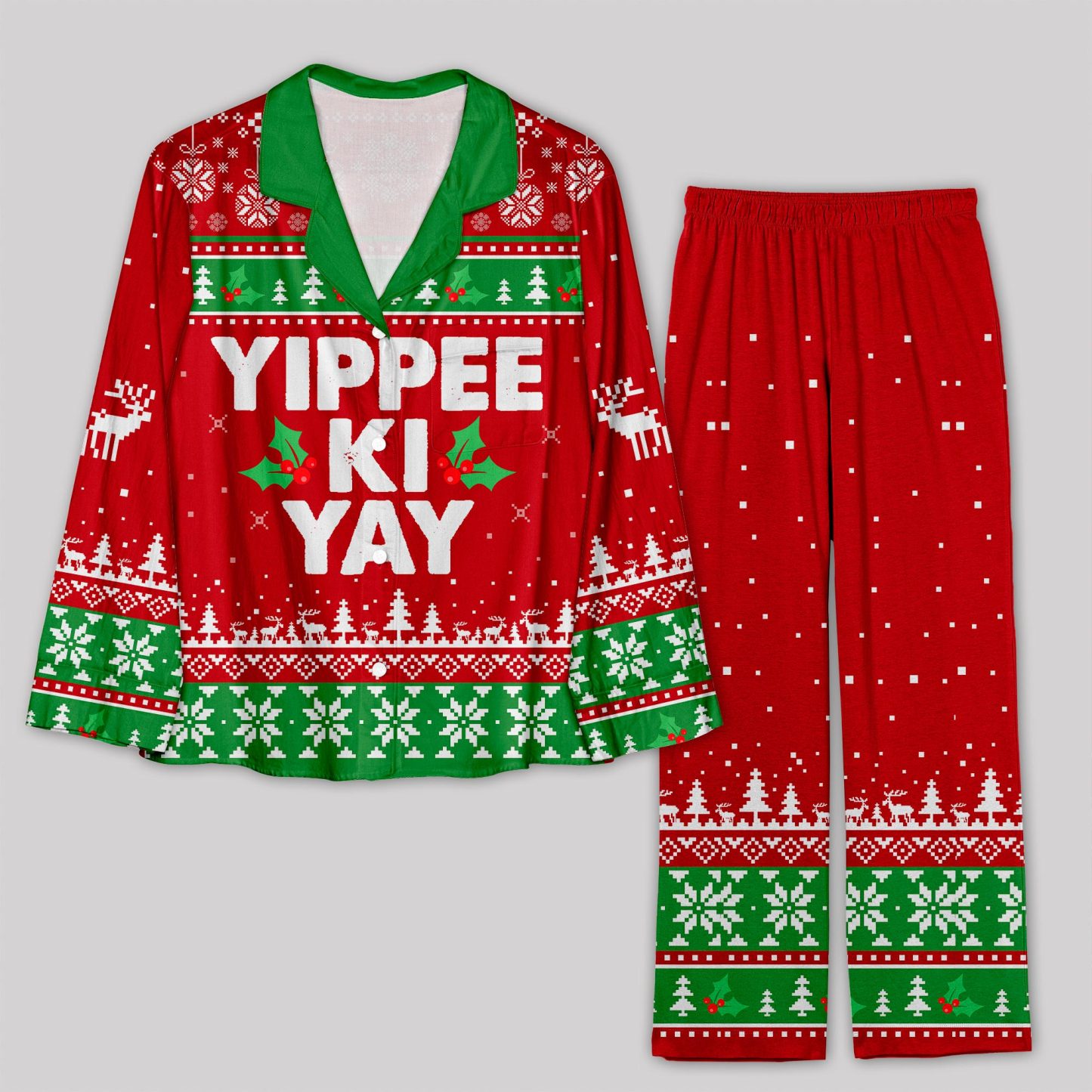 Geeksoutfit Yippee Ki Yay Pajama Sets for Sale