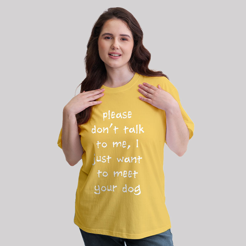 Please Don't Talk To Me Geek T-Shirt