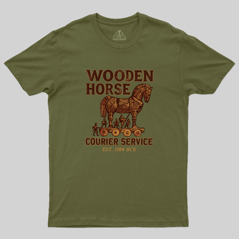 Trojan Courier Geek T-Shirt