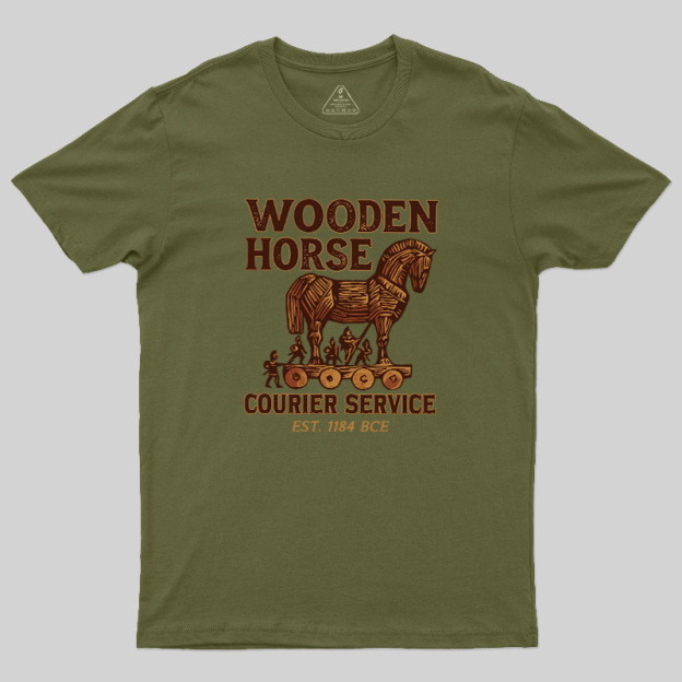 Trojan Courier Geek T-Shirt