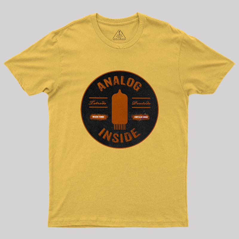 Analog Inside Retro Tubes Geek T-Shirt