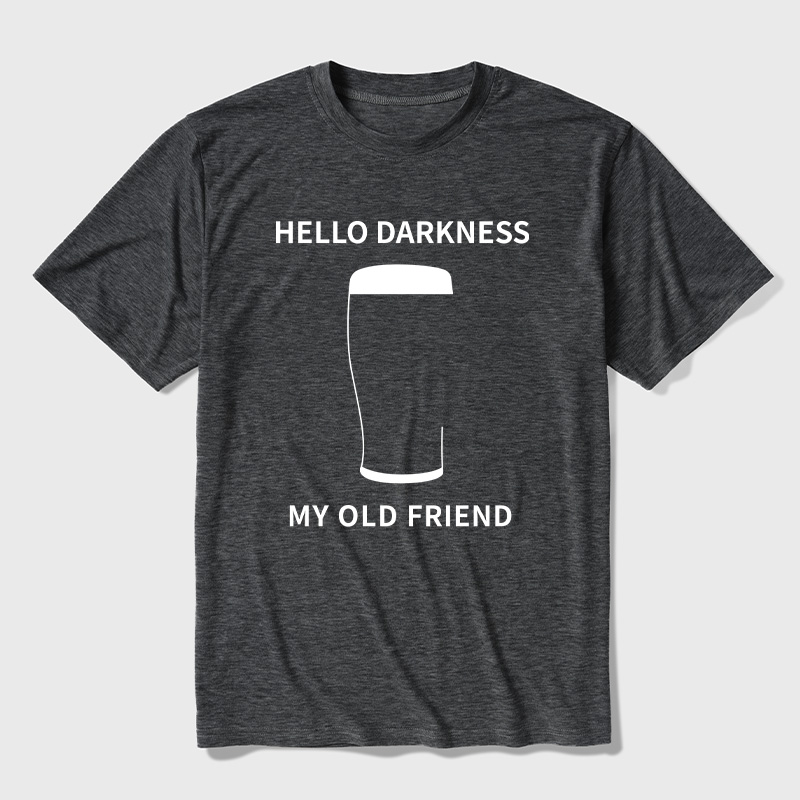 Hello Darkness My Old Friend Ultra Soft Heather Tees