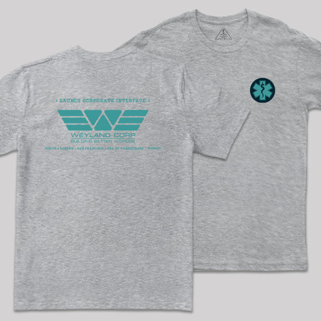 Building Better Worlds Front and Back Printed Geek T-Shirt