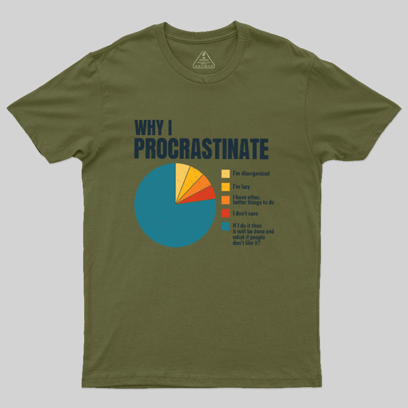 Why I Procrastinate Geek T-Shirt