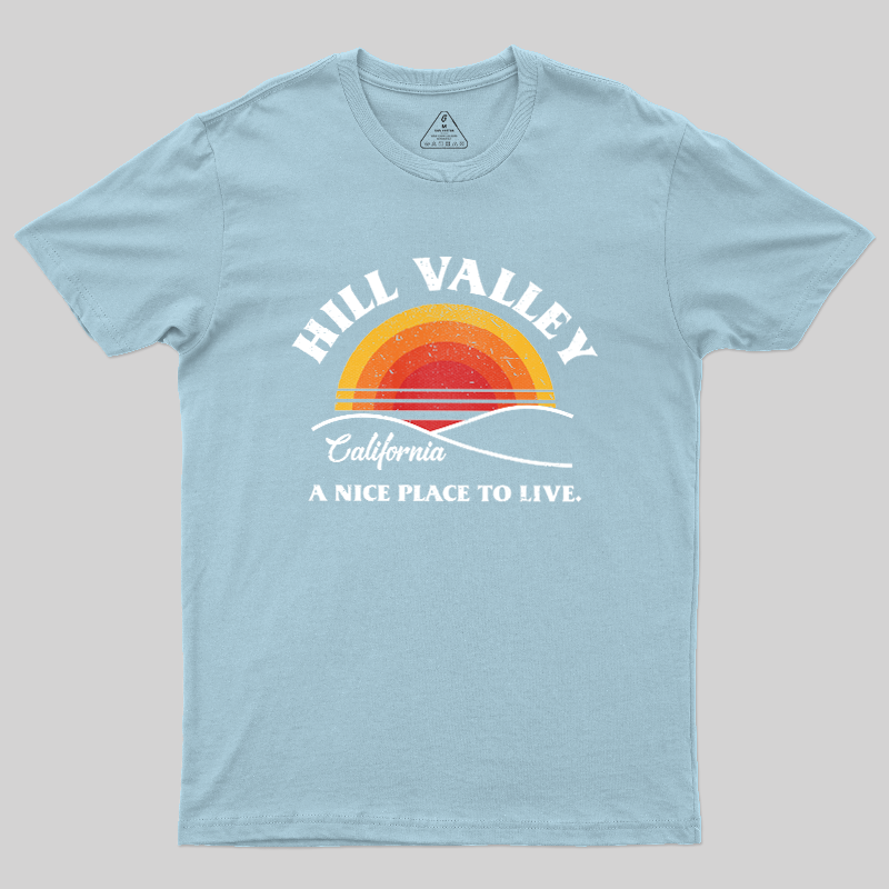 Hill Valley Sunset Geek T-Shirt