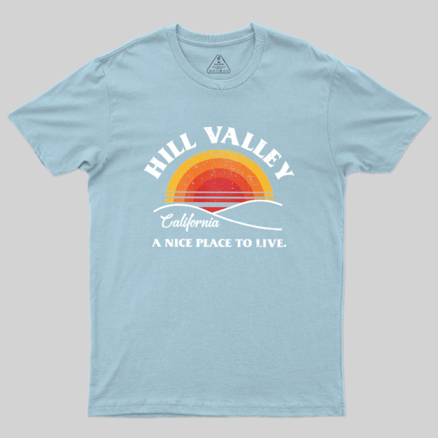 Hill Valley Sunset Geek T-Shirt