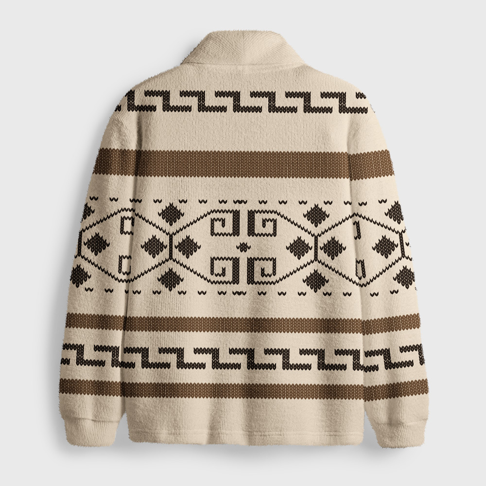 The Dude Classic Lebowski Geek Shawl Collar Cardigan