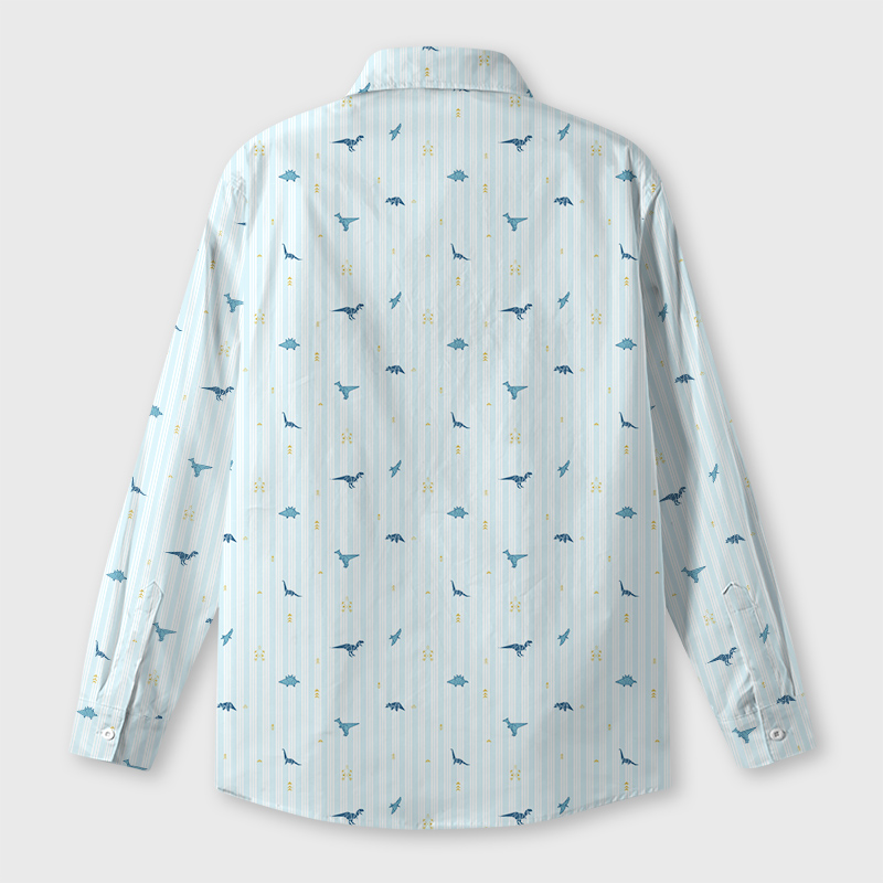Origami Dinosaurs Geek Long-Sleeved Shirt