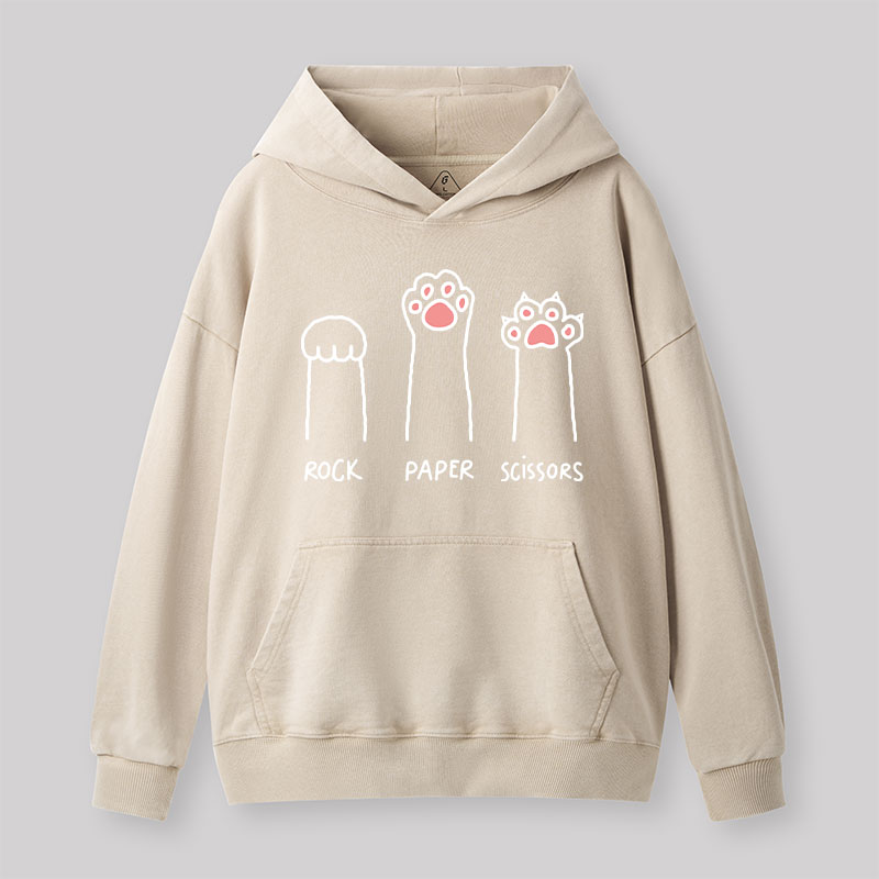 Cat Paw Washed Hoodie