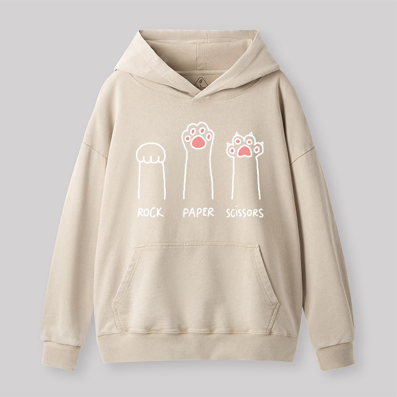 Cat Paw Washed Hoodie