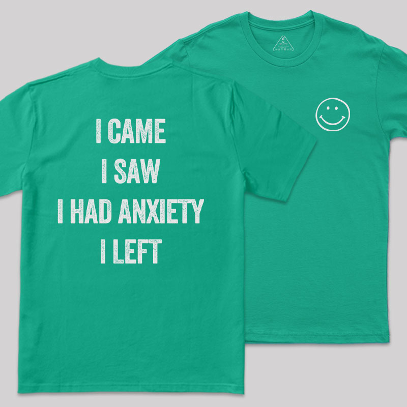 Social Anxiety Chronicles Front and Back Printing Geek T-Shirt