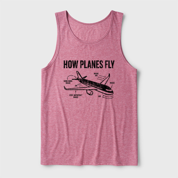 How Planes Fly Ultra Soft Heather Tank