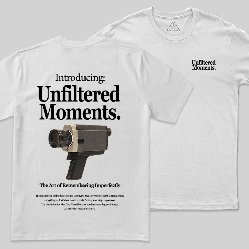 Unfiltered Moments Front and Back Printing Geek T-Shirt