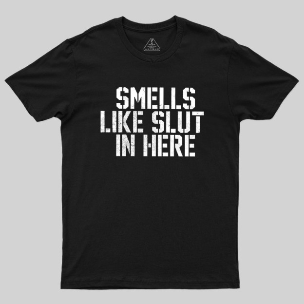 Offensive Smells Like Slut In Here Geek T-Shirt