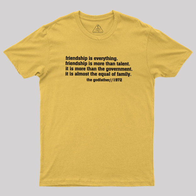 The Godfather quote Geek T-Shirt