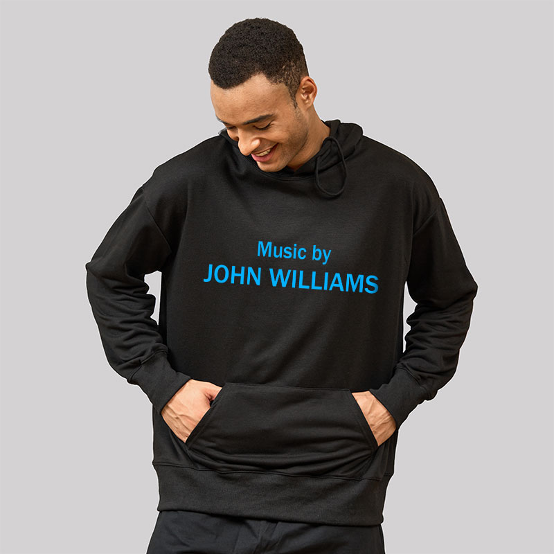Music by John Williams Geek Hoodie