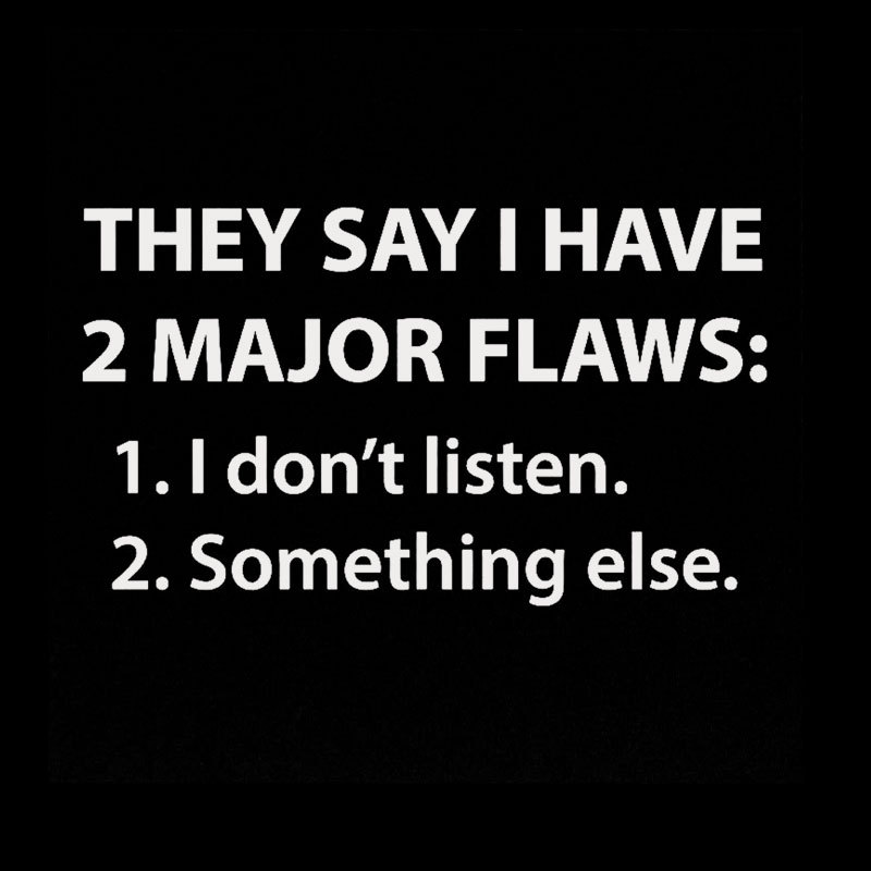 2 Major Flaws Geek T-Shirt