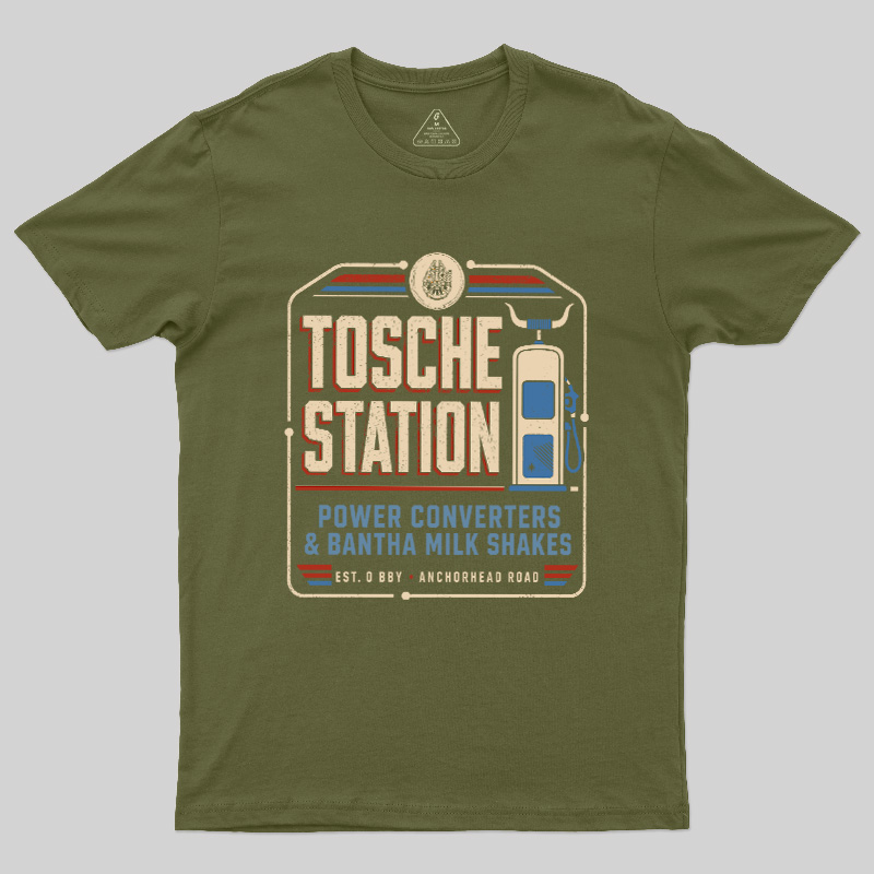 Space Gas Station Power Converter Geek T-Shirt