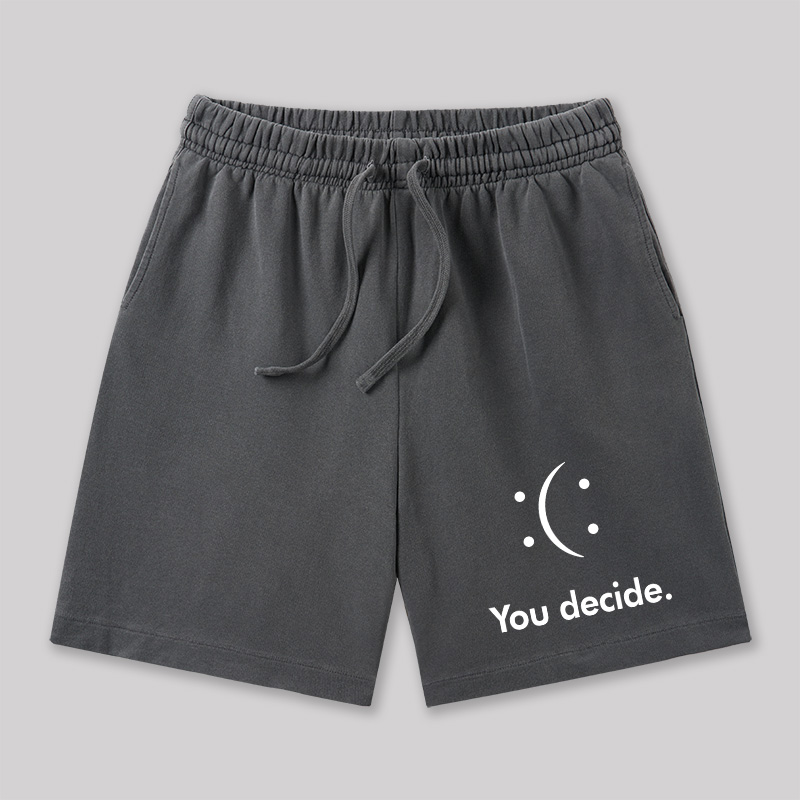 You Decide Geeky Washed Shorts