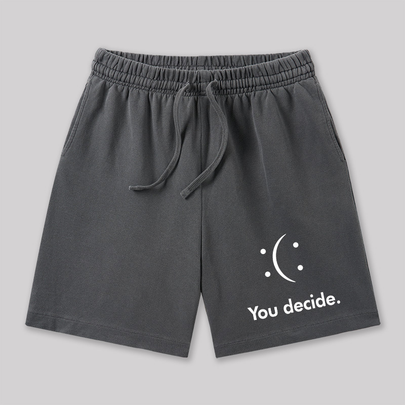 You Decide Geeky Washed Shorts
