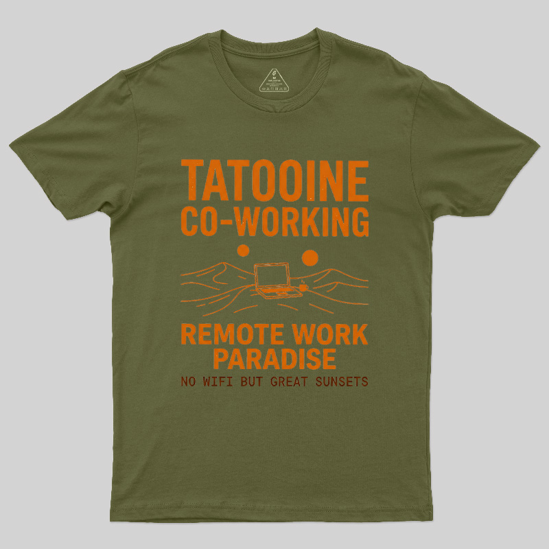 No WiFi Great Sunsets Remote Work Geek T-Shirt