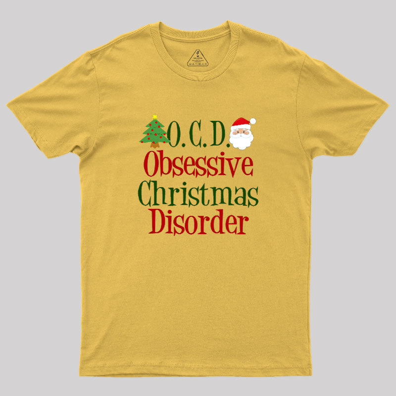 Cute Obsessive Christmas Disorder Geek T-Shirt